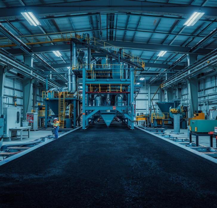 Asphalt production plant